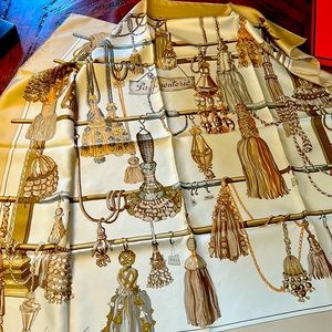 Silk Hermes scarf. Never worn